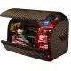 Сумка-органайзер EVAtech M-PRO 32x50x30 см. Ромб коричневий з чорним кантом (BS13642OM3RZB)