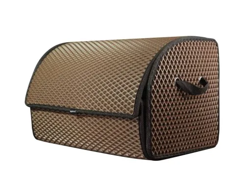 Сумка-органайзер EVAtech M-PRO 32x50x30 см. Ромб коричневий з чорним кантом (BS13642OM3RZB)