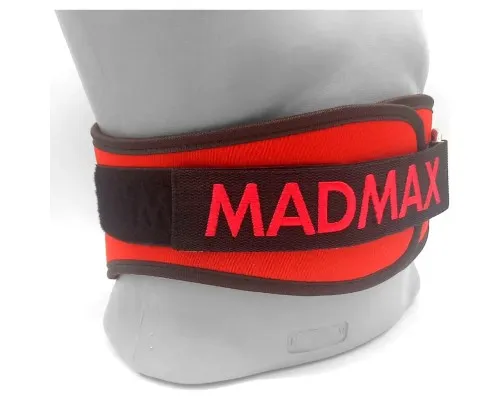 Атлетичний пояс MadMax MFB-421 Simply the Best неопреновий Red M (MFB-421-RED_M)