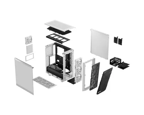 Корпус Fractal Design Meshify 2 Compact RGB White TG (FD-C-MES2C-08)