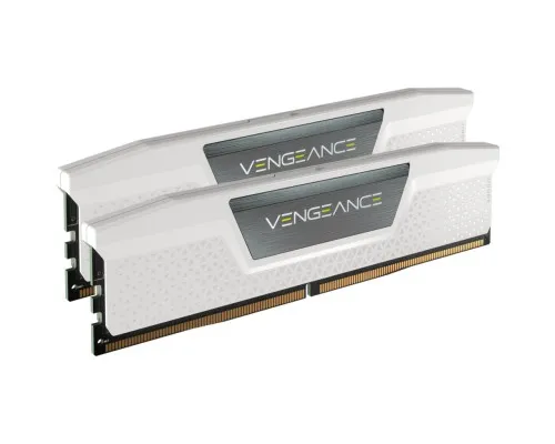 Модуль памяті для компютера DDR5 64GB (2x32GB) 5600 MHz Vengeance White Corsair (CMK64GX5M2B5600C40W)