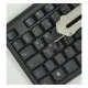 Наклейка на клавиатуру BestKey непрозрачная чорная, 76, оранжевый (BKU13ORA/014)