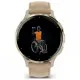 Смарт-часы Garmin Venu 3S, Fr. Gray + Soft Gold, Leather, GPS (010-02785-55)