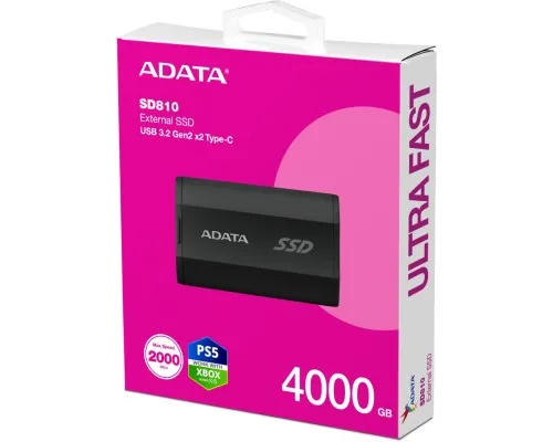 Накопичувач SSD USB 3.2 4TB ADATA (SD810-4000G-CBK)