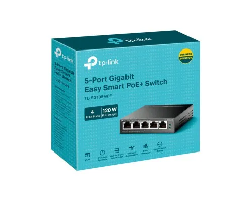 Коммутатор сетевой TP-Link TL-SG105MPE