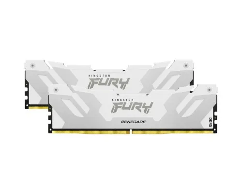 Модуль памяти для компьютера DDR5 32GB (2x16GB) 7600 MHz Renegade White XMP Kingston Fury (ex.HyperX) (KF576C38RWK2-32)