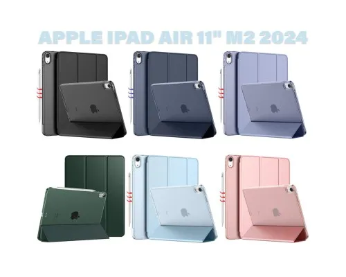 Чехол для планшета BeCover Tri Fold Hard Apple iPad Air 11" M2 2024 Black (711412)