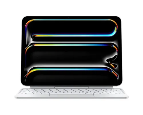 Чехол для планшета Apple Magic Keyboard for iPad Pro 11inch (M4) - Ukrainian - White,Model A2975 (MWR03UA/A)