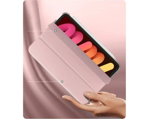 Чохол до планшета BeCover Tri Fold Hard Apple iPad Mini 7 2024 Pink (712454)