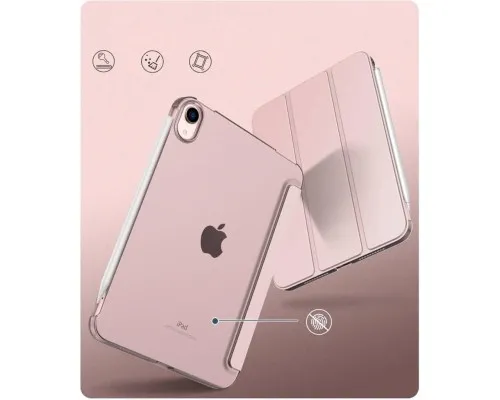 Чохол до планшета BeCover Tri Fold Hard Apple iPad Mini 7 2024 Pink (712454)