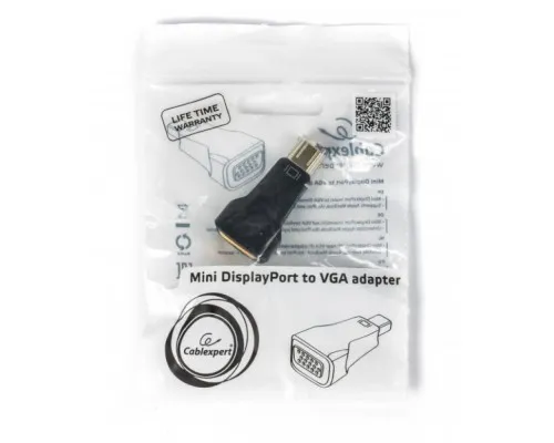 Перехідник mini DisplayPort to VGA Cablexpert (A-mDPM-VGAF-01)