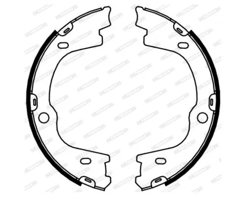 Тормозные колодки FERODO FSB4087