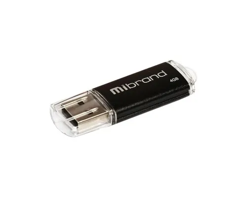 USB флеш накопитель Mibrand 4GB Cougar Black USB 2.0 (MI2.0/CU4P1B)