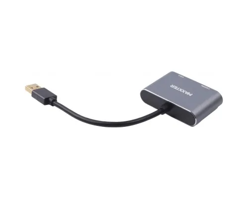 Переходник Maxxter USB to HDMI/VGA (V-AM-HDMI-VGA)