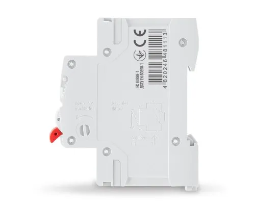 Автоматический выключатель Videx RS4 RESIST 1п 16А С 4,5кА (VF-RS4-AV1C16)