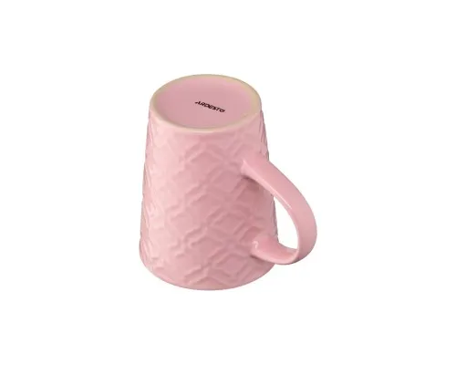 Чашка Ardesto Relief 320 мл Pink (AR3474P)