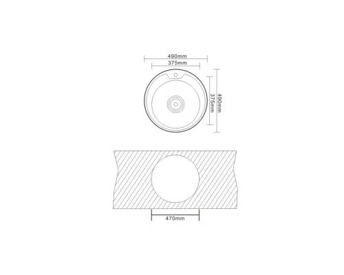 Мойка кухонная Interline VOLTA sateen