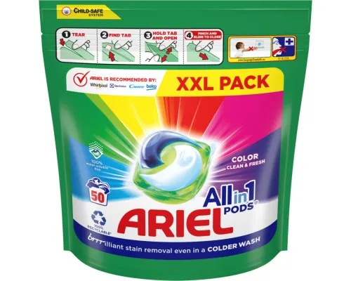 Капсули для прання Ariel Pods Все-в-1 Color 50 шт. (8001090250681)
