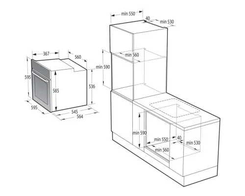 Духова шафа Gorenje BSA6747DGWI