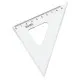 Линейка Koh-i-Noor Треугольник 45/113, бесцветный (745398)