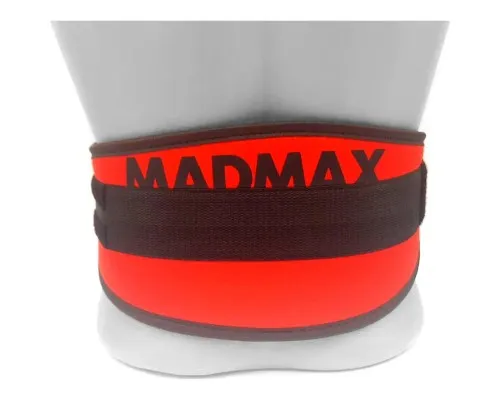 Атлетический пояс MadMax MFB-421 Simply the Best неопреновий Red XL (MFB-421-RED_XL)
