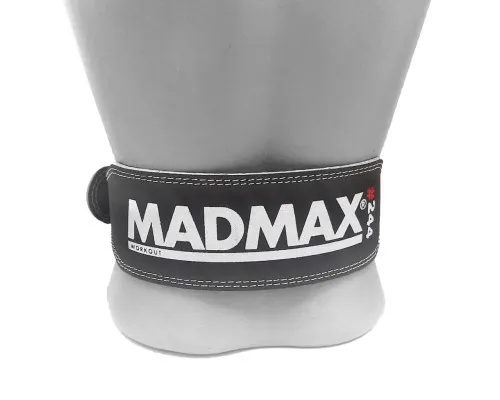Атлетичний пояс MadMax MFB-244 Sandwich шкіряний Black S (MFB-244_S)