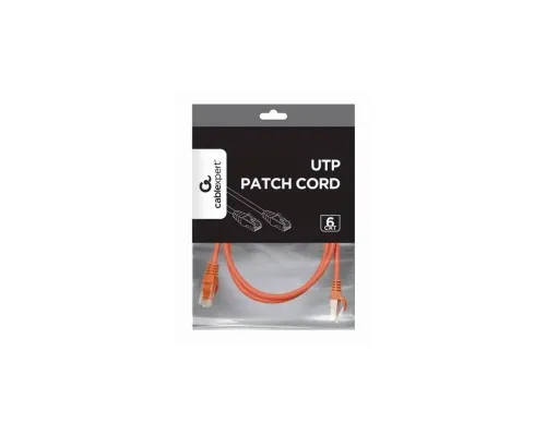 Патч-корд 1.5м UTP cat 6 CCA red Cablexpert (PP6U-1.5M/R)