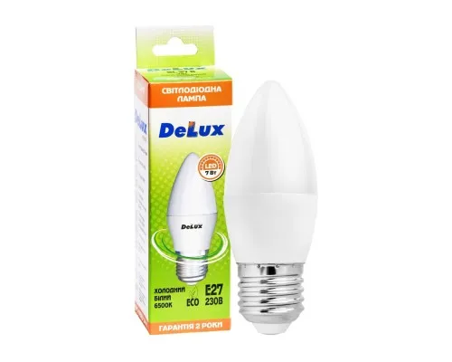 Лампочка Delux BL37B 7Вт 6500K 220В E27 (90009248)