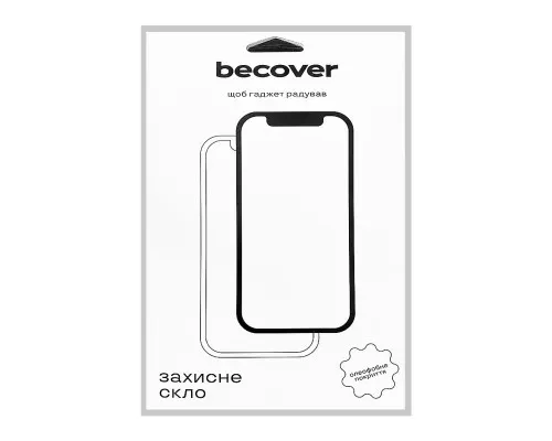 Скло захисне BeCover 10D Samsung Galaxy Tab S9 FE (SM-X510/SM-X516B) 10.9 Black (710584)