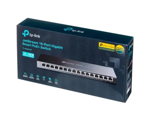 Комутатор мережевий TP-Link TL-SG2016P