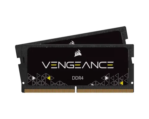 Модуль памяти для ноутбука SoDIMM DDR4 32GB (2x16GB) 3200 MHz Vengeance Corsair (CMSX32GX4M2A3200C22)
