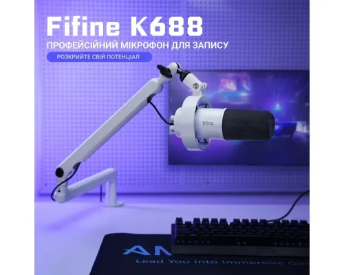 Микрофон Fifine K688W USB White (K688W)