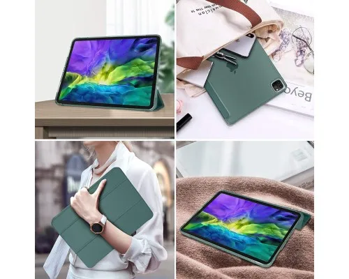 Чехол для планшета BeCover Tri Fold Hard Apple iPad Air 13" M2 2024 Dark Green (711723)