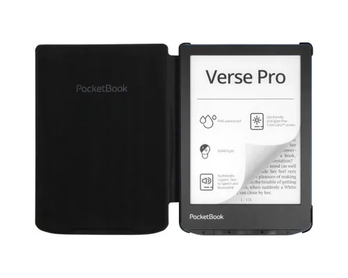 Чехол для электронной книги Pocketbook 6" Shell cover PB629/634 black (H-S-634-K-WW)