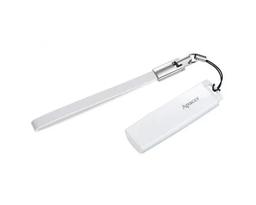 USB флеш накопитель Apacer 64GB AH336 White USB 2.0 (AP64GAH336W-1)