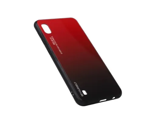 Чохол до мобільного телефона BeCover Gradient Glass Galaxy M20 SM-M205 Red-Black (703568)