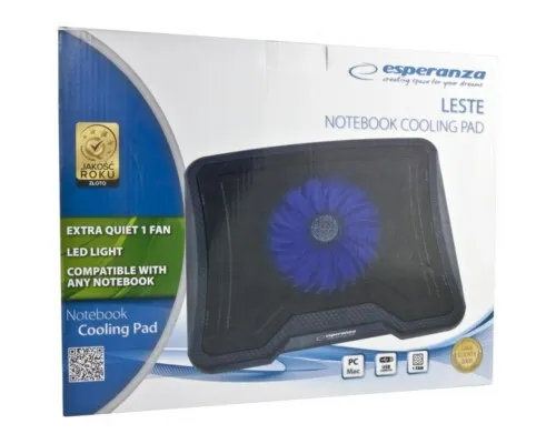 Підставка до ноутбука Esperanza Leste Notebook Cooling Pad all types (EA143)
