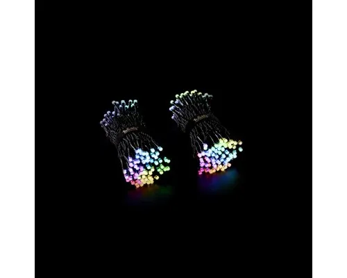 Гірлянда Twinkly Smart LED Strings RGBW 400, BT+WiFi, Gen II, IP44, кабель ч (TWS400SPP-BEU)