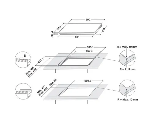 Варочная поверхность Whirlpool WFS0160NE