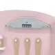 Игровой набор Viga Toys кухня из дерева с аксессуарами PolarB розовая (44046)