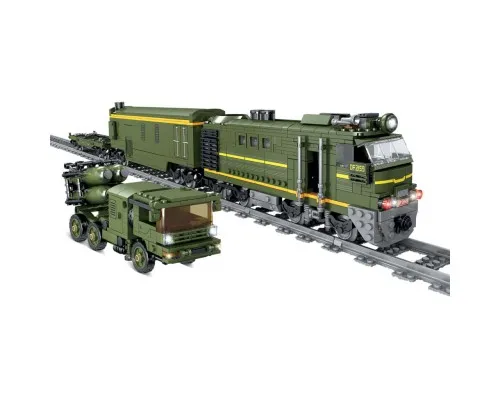 Конструктор ZIPP Toys Потяг DF2159 з рельсами, зелений на радіокеруванні (98252)