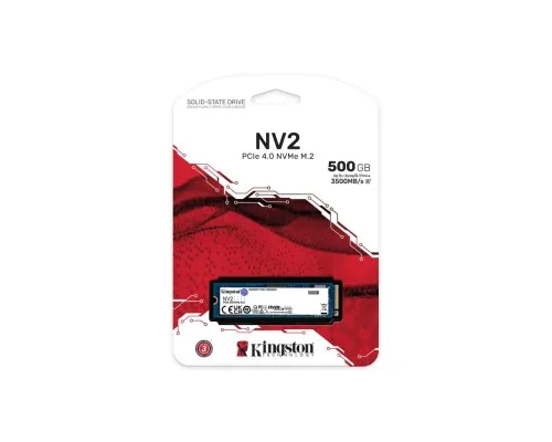 Накопичувач SSD M.2 2280 500GB Kingston (SNV2S/500G)