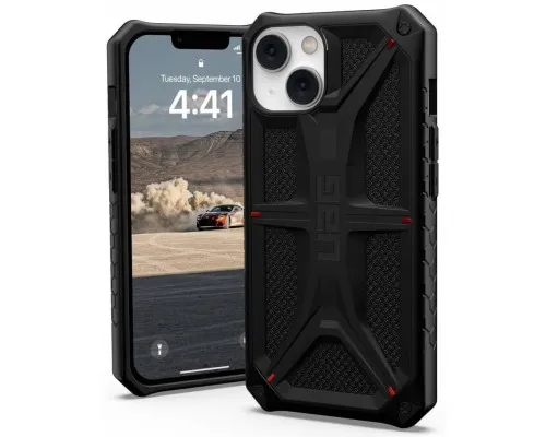 Чехол для мобильного телефона UAG Apple iPhone 14 Monarch, Kevlar Black (114032113940)