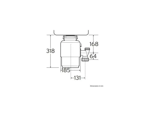 Подрібнювач харчових відходів In-Sink-Erator Model 66