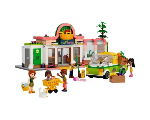 Конструктор LEGO Friends Крамниця органічних продуктів 830 деталей (41729)