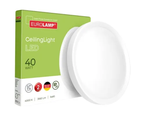 Світильник Eurolamp Easy click 40W 4000K (LED-NLR-40/40(GM))