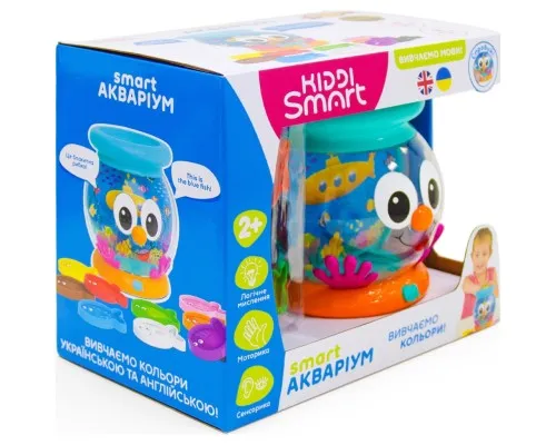 Развивающая игрушка Kiddi Smart Интерактивная обучающая игрушка Smart-Аквариум украинский и английский язык (207659)