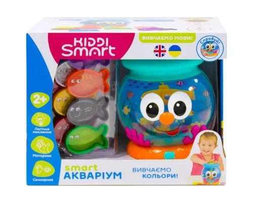 Развивающая игрушка Kiddi Smart Интерактивная обучающая игрушка Smart-Аквариум украинский и английский язык (207659)