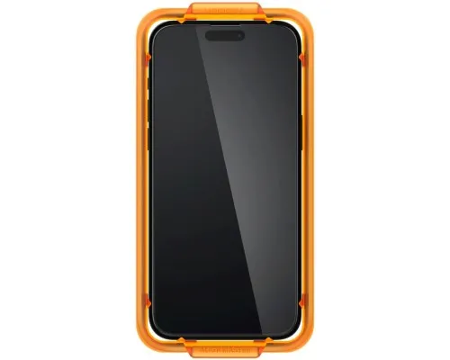 Скло захисне Spigen Apple iPhone 15 Pro Glas.tR AlignMaster FC Black (2P) (AGL06895)