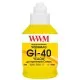 Чорнило WWM Canon GI-40 для G5040/G6040 190г Yellow (KeyLock) (G40Y)
